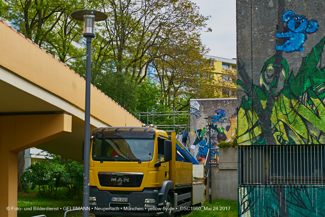 24.05.2017 - Abrissbaustelle Quiddezentrum in Neuperlach
